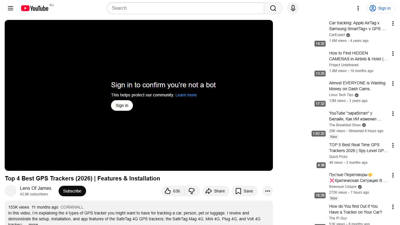 Top 4 Best GPS Trackers (2026) Features & Installation - YouTube
